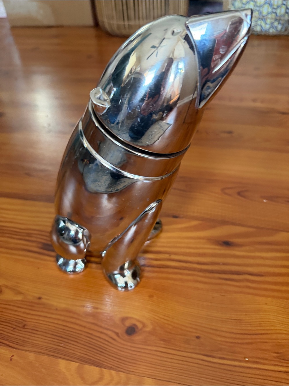 Vintage Restoration Hardware Polar Bear Cocktail Shaker